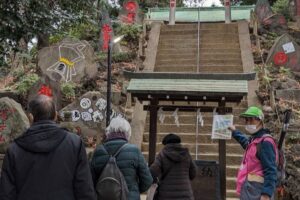 駒込富士神社 階段下